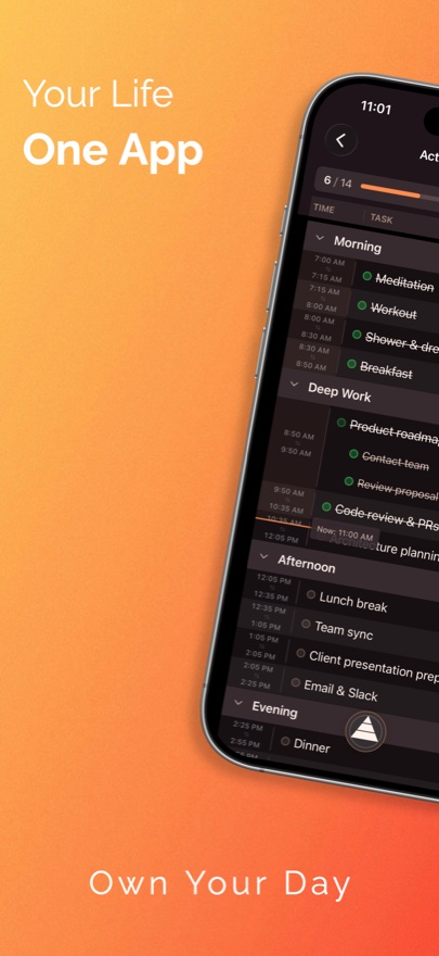 Your Life, One App — Scheduler