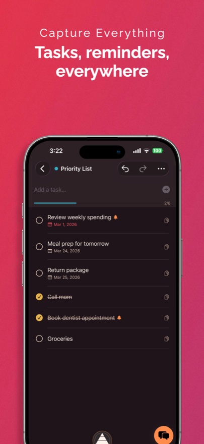 Capture Everything — To-Do Lists