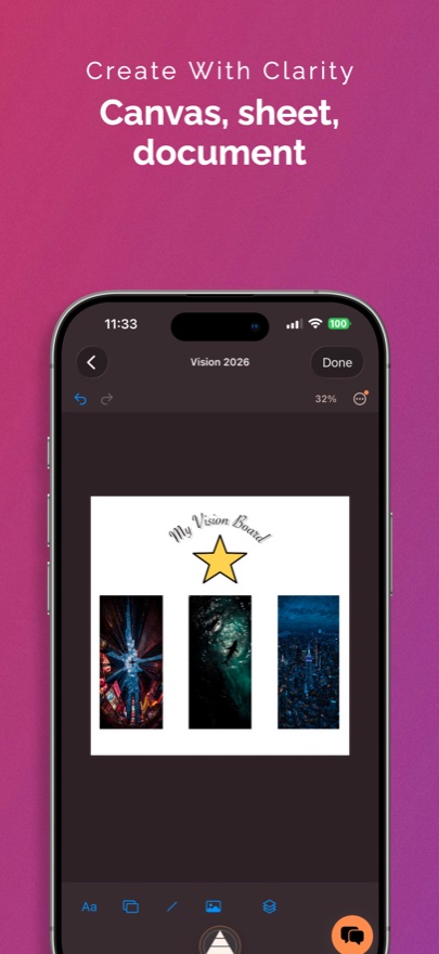 Create With Clarity — Editor